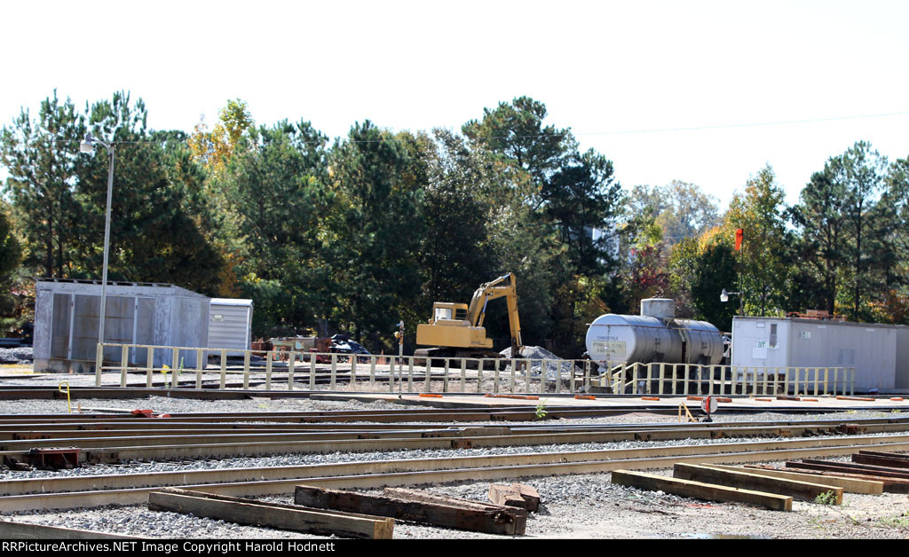 All that is left of the fuel racks in Glenwood Yard